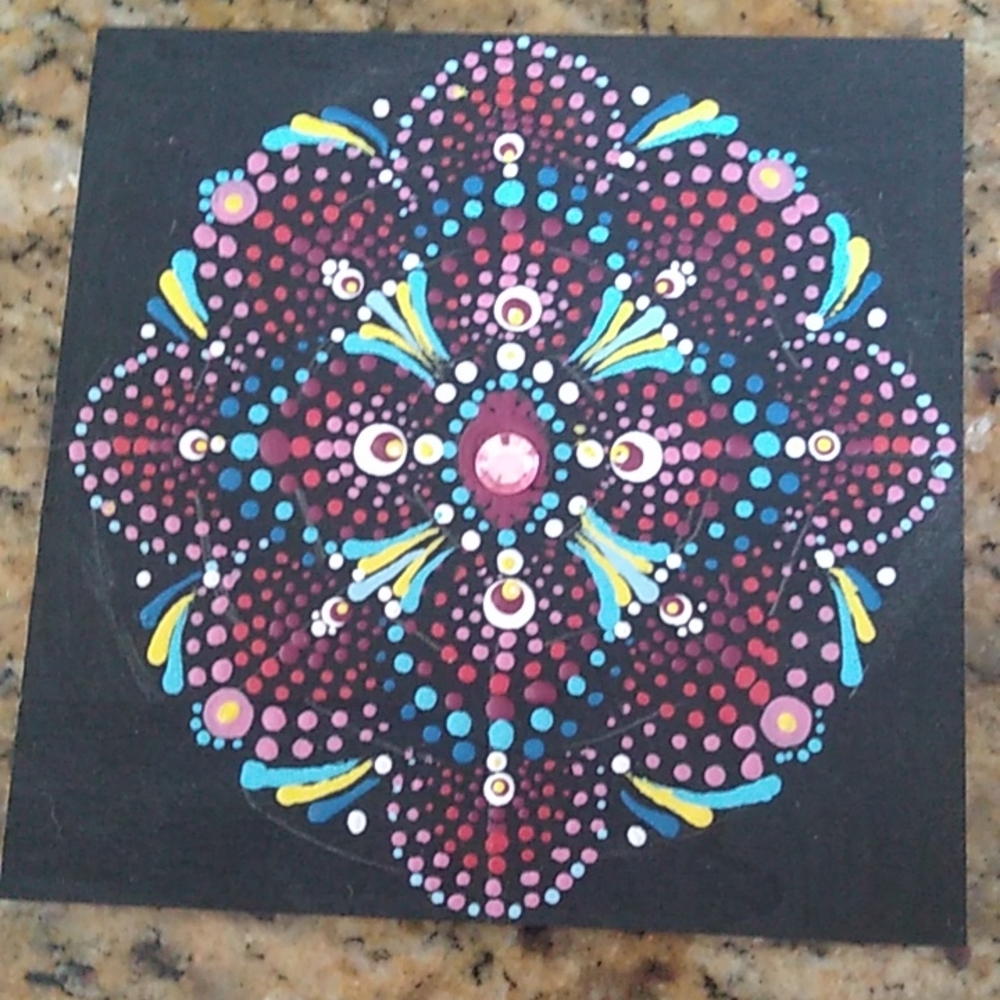 Hand Painted Mandala